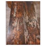 Old wooden cabinet with drawer and door, 31x16x30.5,