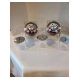 Glass and plastic treat jars