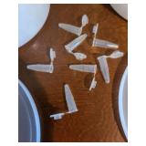 Two buckets of sample container tubes