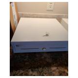 Another Epsilont locking cash drawer with 2 keys, 4x16x16.5