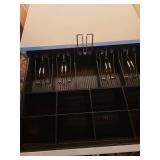 Another Epsilont locking cash drawer with 2 keys, 4x16x16.5