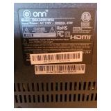 Onn 23.5in TV on legs, no remote