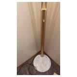 Bernards Spider Floor Lamp 85 in tall, sturdy marble base and four adjustable arc lamps with chandelier-inspired shades very nice works great