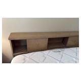 The Real McCoy mid century modern full bed with headboard and Sealy pillow top mattress