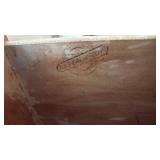 The Real McCoy mid century modern blond wood 5 drawer chest 41x34x18