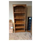 Bookcase 72x30x12.5 located in basement
