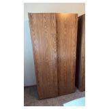 2 door armoire  72x36x20 located in basement