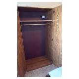 2 door armoire  72x36x20 located in basement