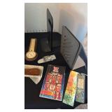 Webster dictionary, book ends and more