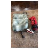 Dirt Devil Hand vacuum, alarm clock and chair pad