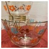 MCM chip and dip with floral design