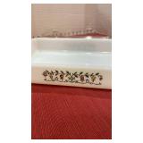 Fire King and Pyrex casserole
