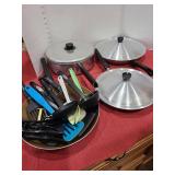 Cookware and utensils.