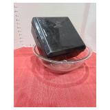 Hand mixer in case and a large mixing bowl.