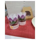 Tupperware cupcake display and more.