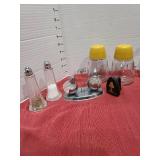 Salt and pepper shakers grater, more