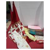 Aprons and tablecloths.