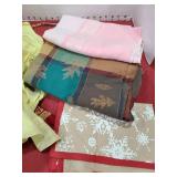 Aprons and tablecloths.