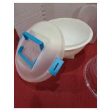 Plastic jugs, container, microwave plate cover