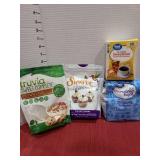 Sugar and artificial sweeteners.