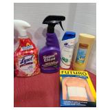 Household cleaning products, shampoo, conditioner, male rib belt.