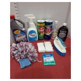Household cleaning products.