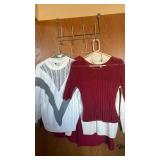Womens sweaters, quilted set and tops size small