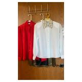 Evening dress 6p, blouses 6, sml and jacket small