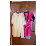 Robe and nightgown sets with floral house dresses sizes small and medium