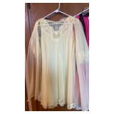 Robe and nightgown sets with floral house dresses sizes small and medium