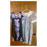 Robe and nightgown sets with floral house dresses sizes small and medium