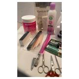 Manicure and shaving supplies