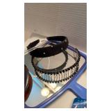 Hair styling supplies, Bobby pins, clips, barrettes, bands and mirrors