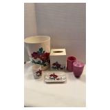 Bathroom matching set with extras