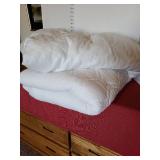 Two queen size mattress pads