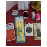 Sewing supplies.