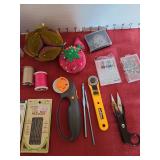 Sewing supplies.