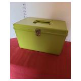 Sewing box with contents.