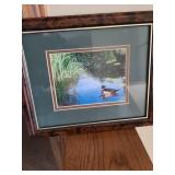 Framed wall decor, larger is 23x29