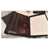 Portfolio, candle holder, photo albums and address book