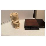 Portfolio, candle holder, photo albums and address book