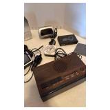 Garmin, alarm clocks and AT&T flip phone