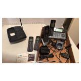AT&T phone system and electronic organizer