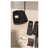 AT&T phone system and electronic organizer