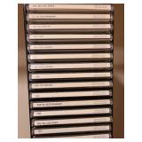 CDs in tower, 37in tall