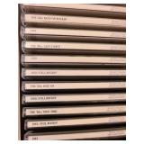 CDs in tower, 37in tall