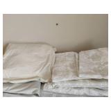 Full Size Sheets.  One Set and an Extra Flat and Extra Fitted