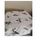 Queen Sized Bedding.  One fitted sheet, bed skirt, pillow sham and pillow cases