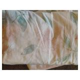 Queen Sized Bedding.  Comforter, Sheets NO pillow cases.  Comforter is reversible