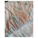 Queen Sized Bedding.  Comforter, Sheets NO pillow cases.  Comforter is reversible